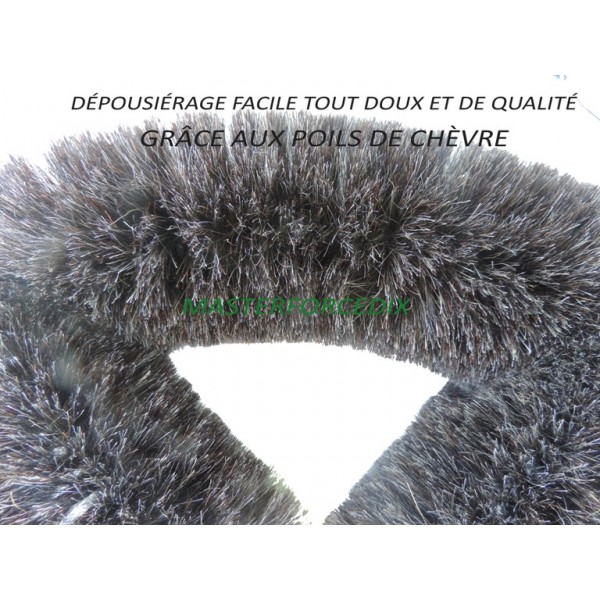 Tête de loup ovale poil de chèvre dépoussiérage intense s adapte sur